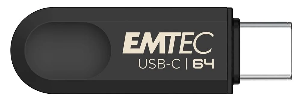 USB-флеш-накопичувач Emtec Single C280 64GB USB 3.2 Type-C, фото №2 USB-флеш-накопичувач Emtec Single C280 64GB USB 3.2 Type-C, фото №2
