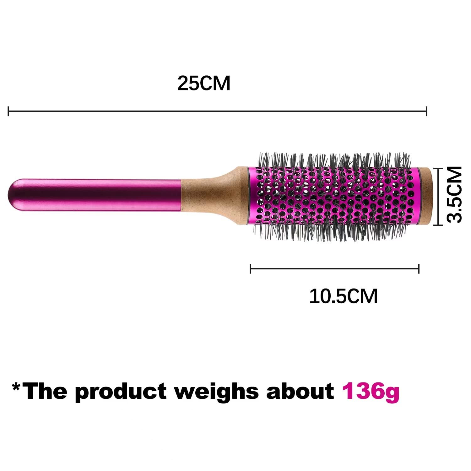 Щітка для волосся 35 мм, вентильована, для фена Dyson Supersonic, для прямого, хвилястого та кучерявого волосся, фото №6