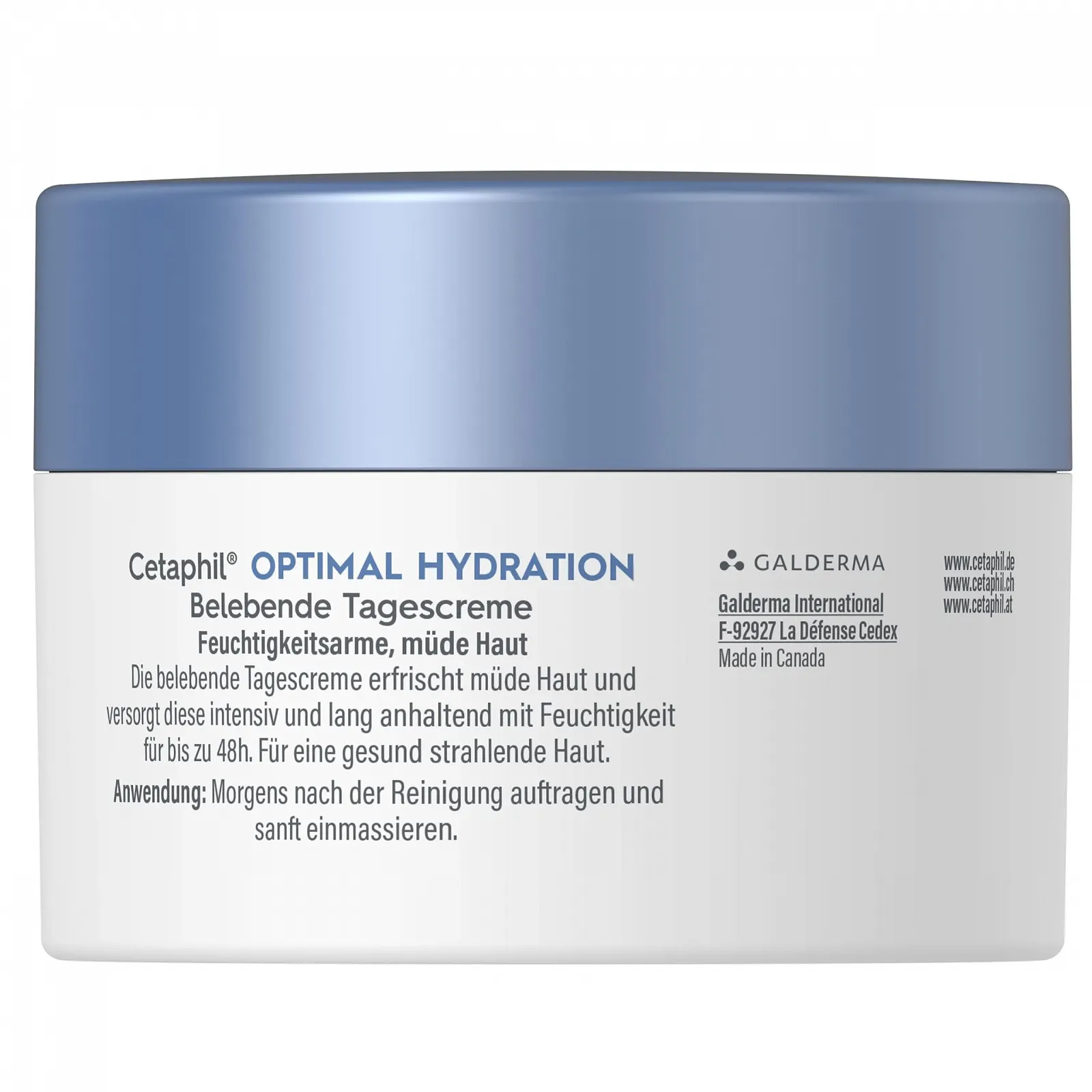 Денний крем Cetaphil Optimal Hydration бадьорий для зневодненої та втомленої шкіри 48 г, фото №2 Денний крем Cetaphil Optimal Hydration бадьорий для зневодненої та втомленої шкіри 48 г, фото №2