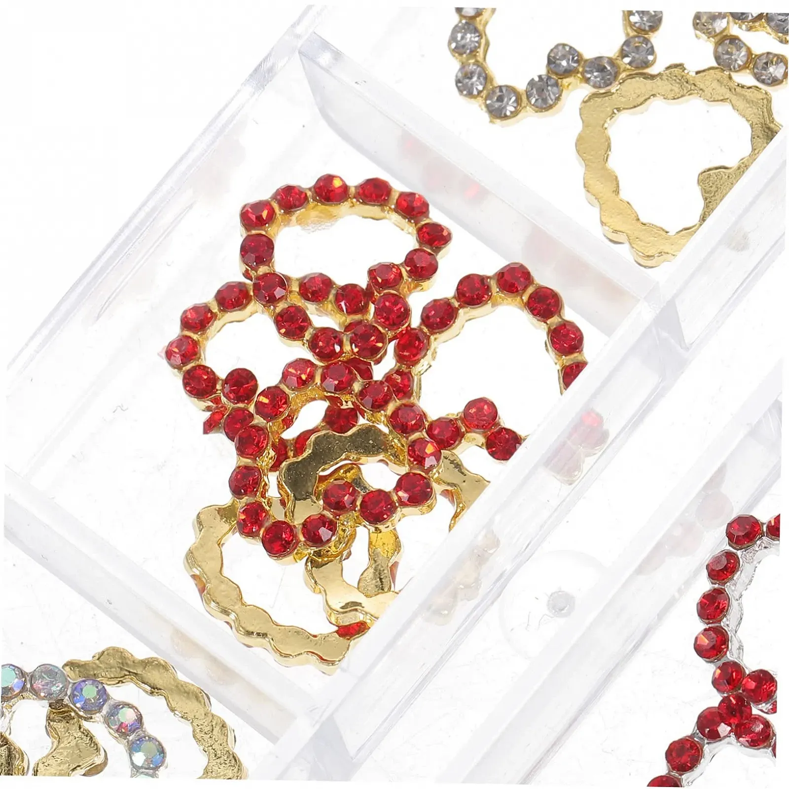 Украшения для ногтей Healeved, 120 шт, сердце, DIY, фото №2