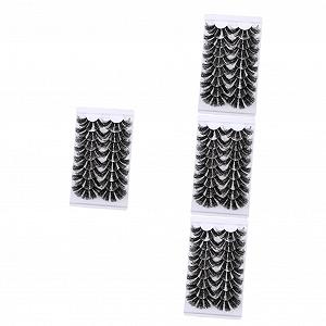 Аксессуары Angoily для ресниц 64 Пары 3D Химическое Волокно Натуральные - Фото 1