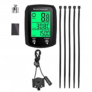 Купити Велокомп'ютер 19 функцій IP54 Waterproof GPS Speedometer Odometer Чорний - Фото 1 Велокомп'ютер 19 функцій IP54 Waterproof GPS Speedometer Odometer Чорний - Фото 1