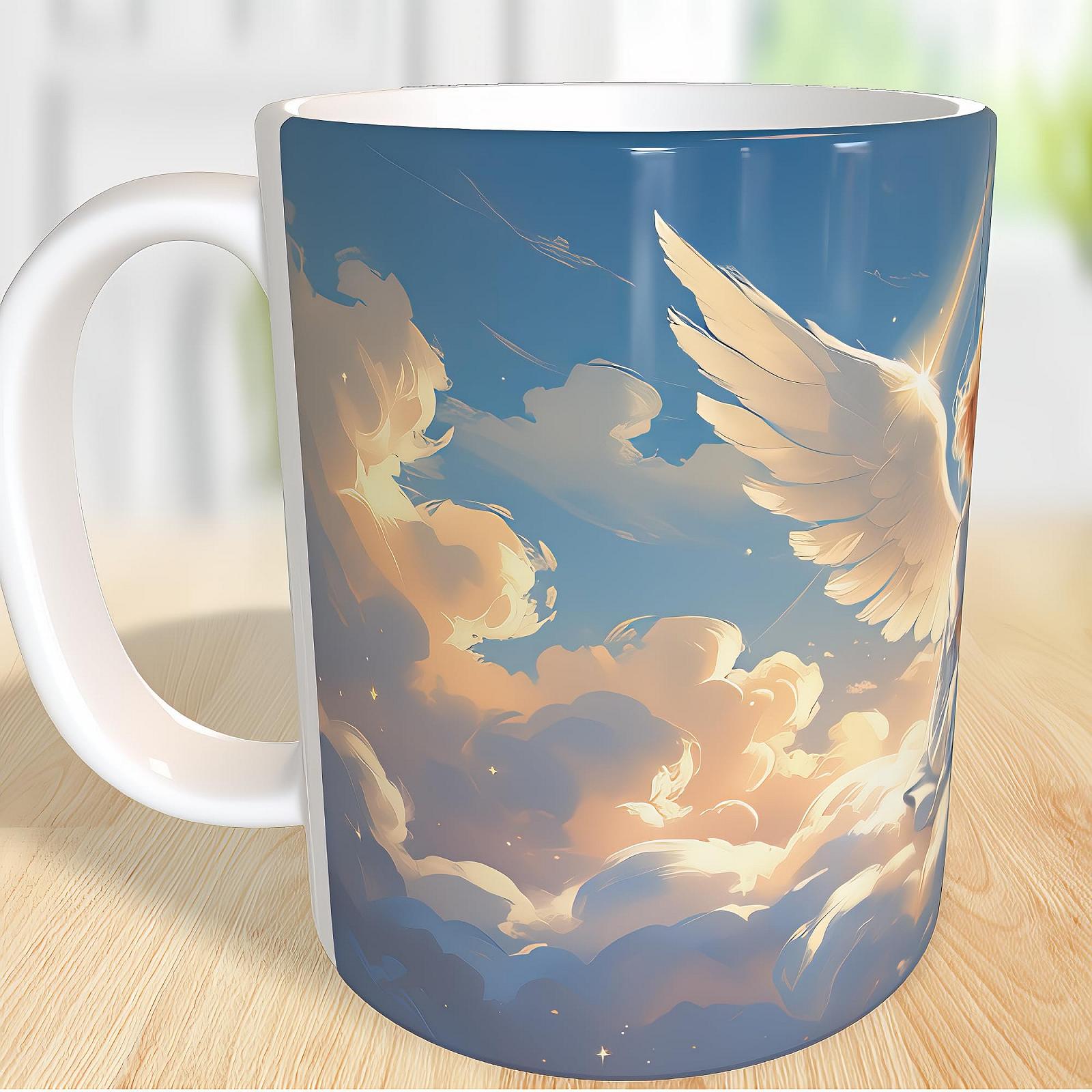 Кружка Guardian Angel 330 мл з мотивом Янголятко, фото №2