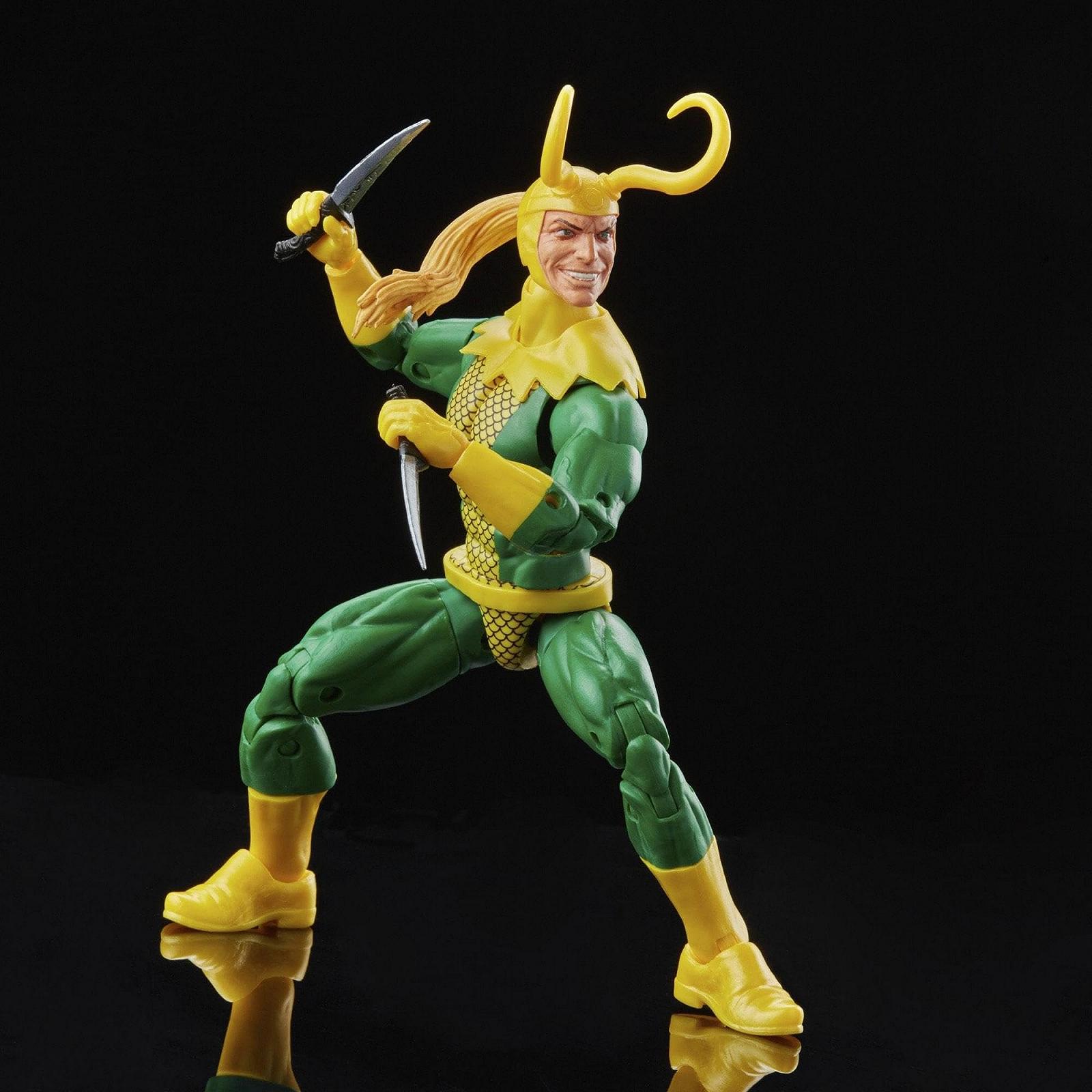 Фігурка Action Marvel Legends Series Локі Ретро-упаковка 15 см - 3 аксесуари, фото №6