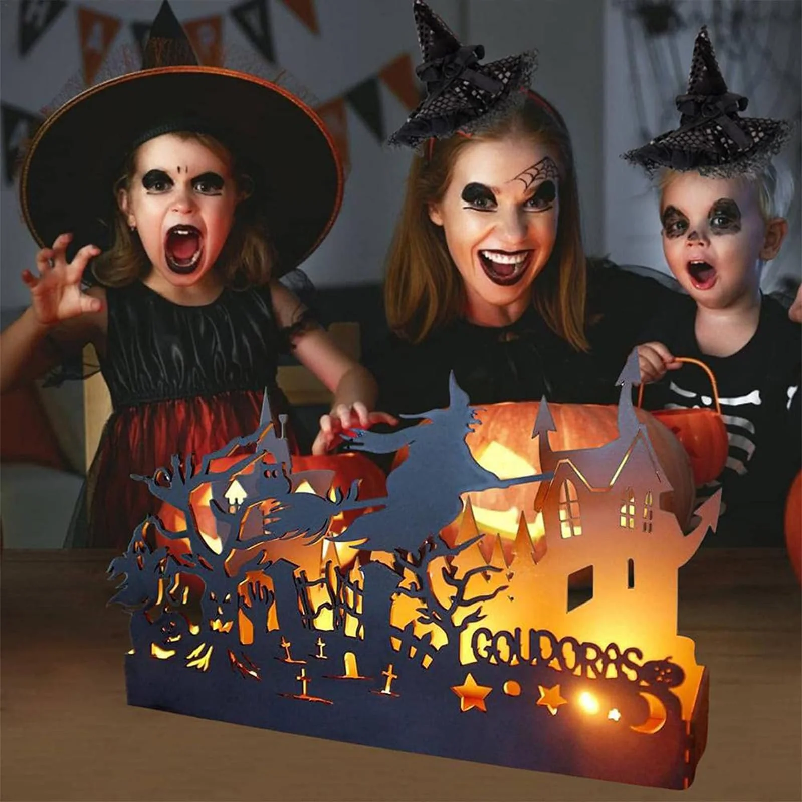 Обруч Шляпа Ведьмы Черный, фото №6