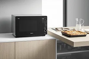 Микроволновая печь Bauknecht MW 427 SL Настольная с грилем 25 л 800 Вт Черная, серая synthetic.ua - Фото 1