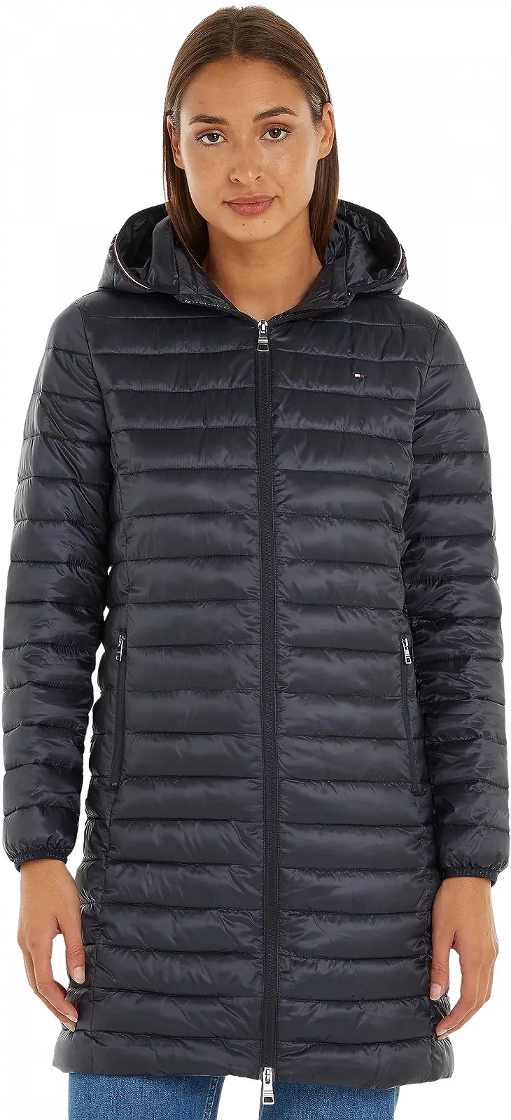 Пуховик Tommy Hilfiger Global Stripe Winter Жіночий, фото №1 Пуховик Tommy Hilfiger Global Stripe Winter Жіночий, фото №1