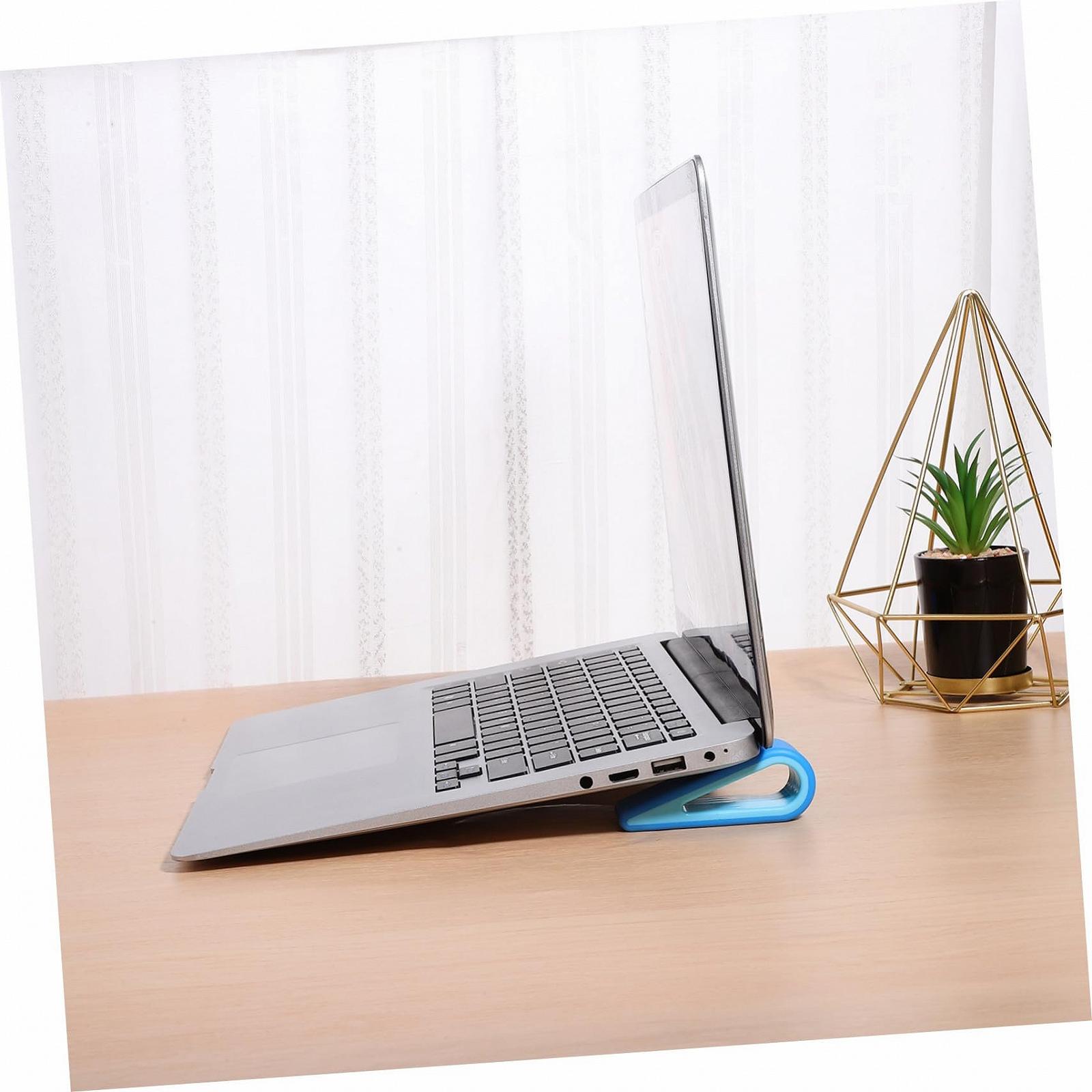 Підставка для ноутбука пластикова, 4 шт. з організацією кабелів, ергономічна, фото №6 Підставка для ноутбука пластикова, 4 шт. з організацією кабелів, ергономічна, фото №6