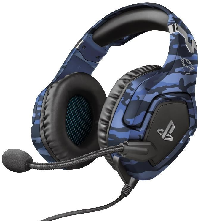 Геймерські дротові навушники Trust GXT 488 Forze / Сині, фото №1