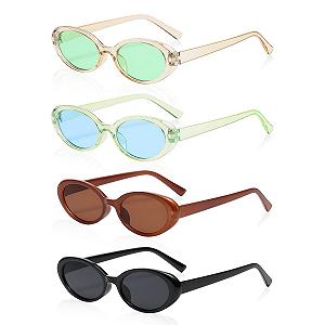 Сонцезахисні Окуляри HDGSAFD Ретро Овальні Маленька Оправа - Фото 1