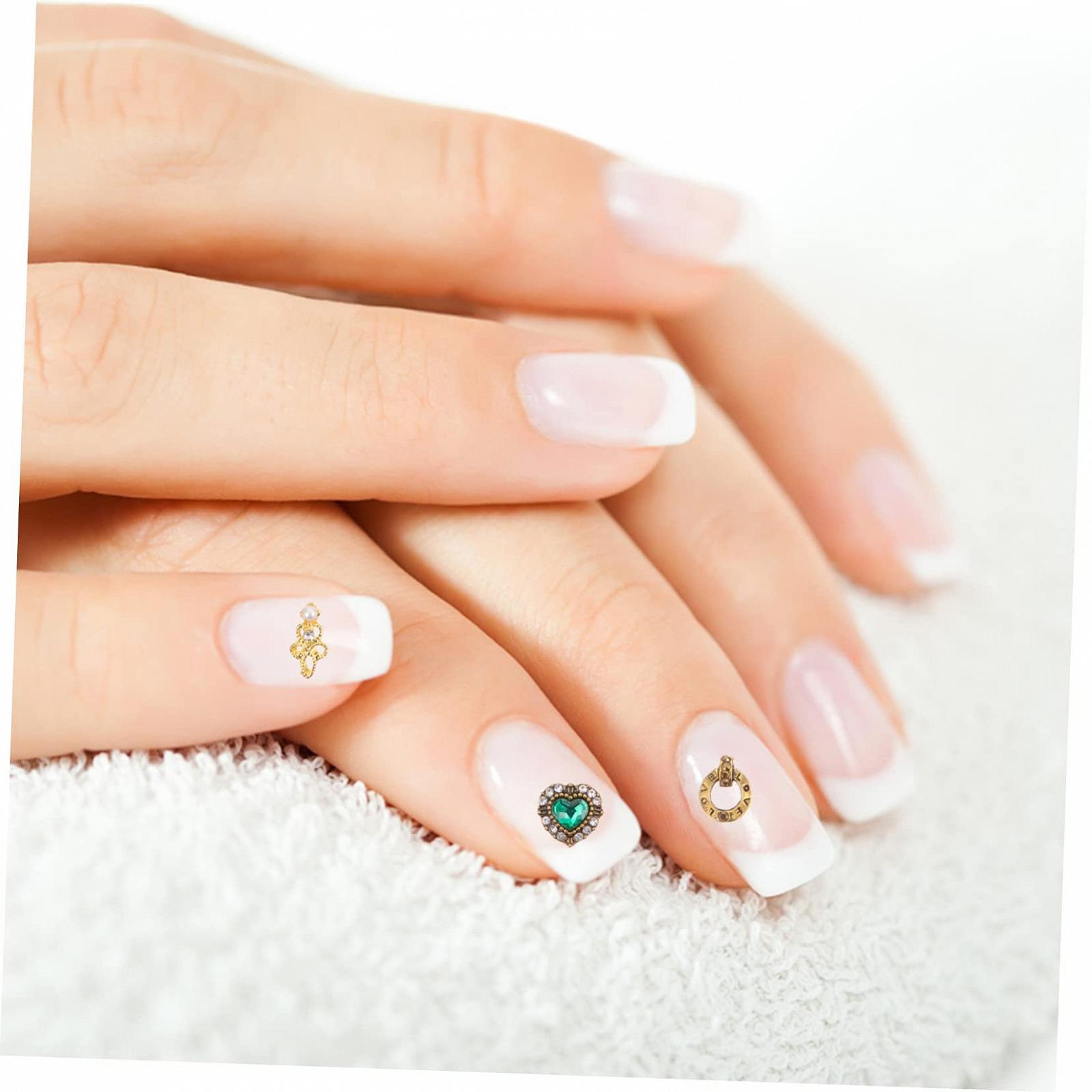 Стразы для ногтей FRCOLOR 150 шт., блестящие украшения для ногтей из сплава, для творческого дизайна ногтей, универсальные для ногтей, мобильных телефонов и др., фото №5