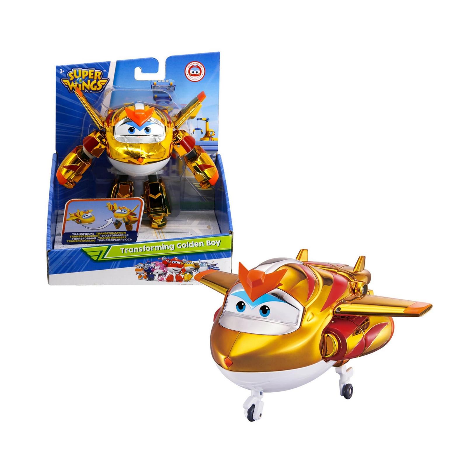 Фигурка-трансформер Super Wings Golden Boy, 20,5 см, фото №1