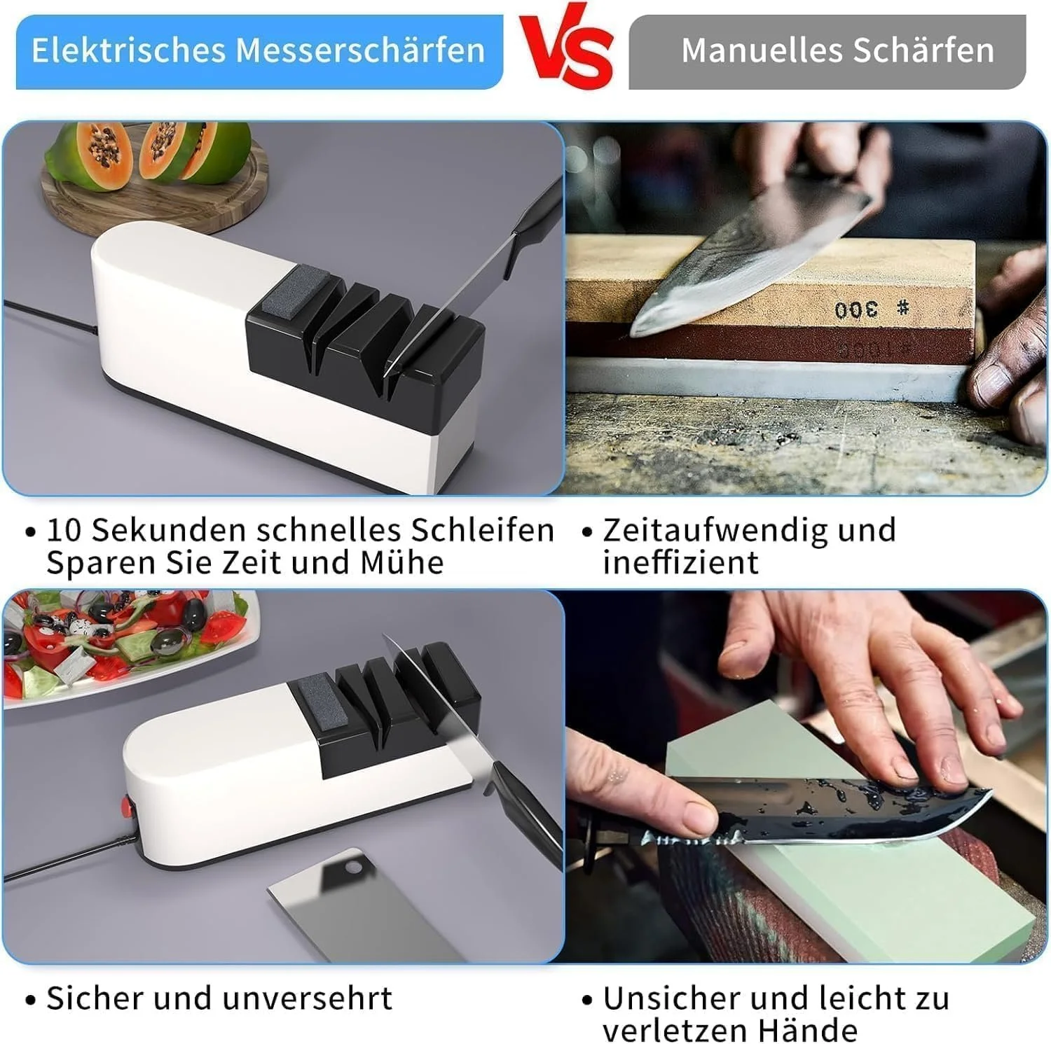 Електрична Точило для ножів FU7 5-в-1 алмазна, фото №6