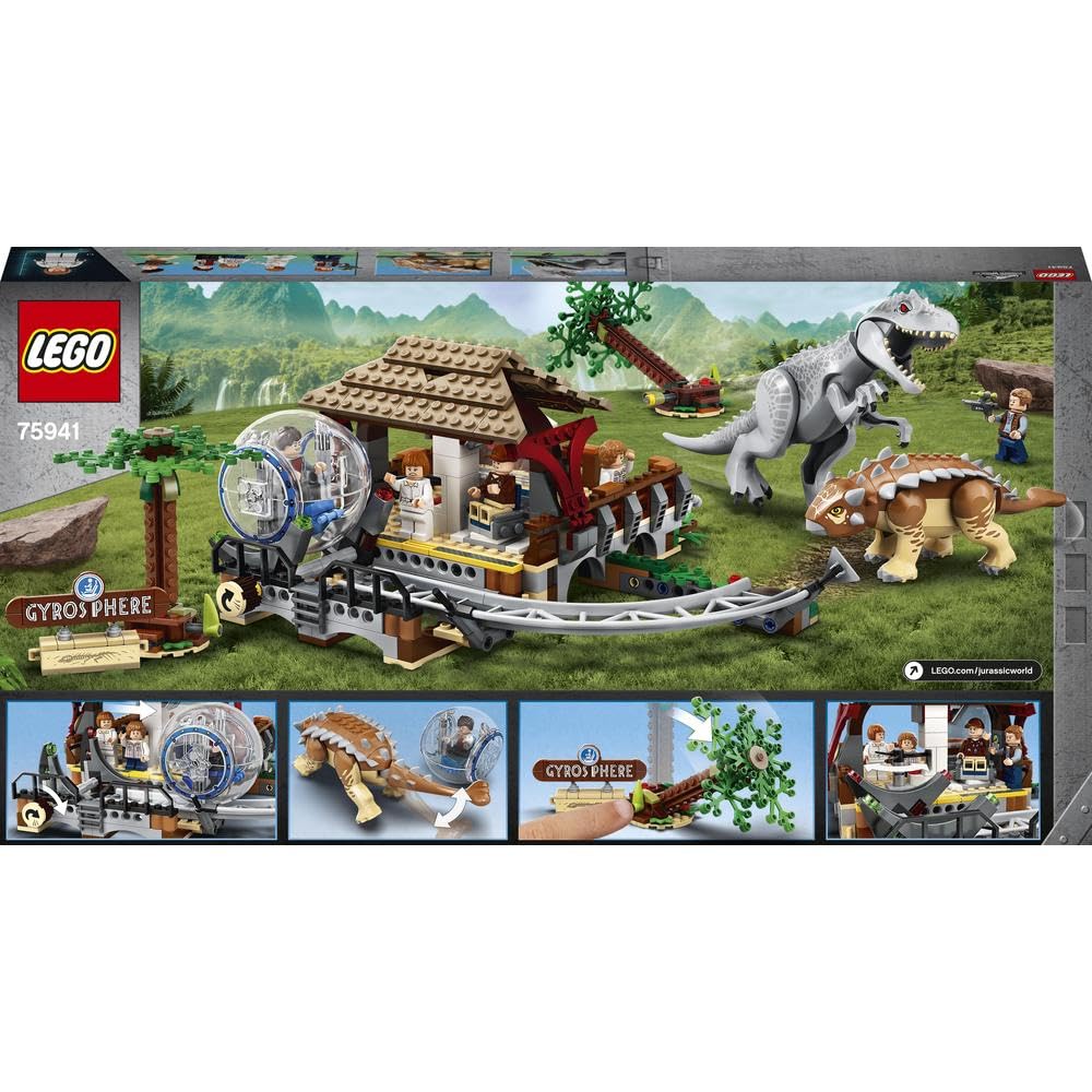 Конструктор Lego Jurassic World 75941 Індомінус Рекс проти Анкілозавра Гіросфера, фото №6 Конструктор Lego Jurassic World 75941 Індомінус Рекс проти Анкілозавра Гіросфера, фото №6