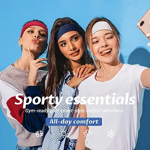 Спортивная Повязка на Голову для Волос Женские synthetic.ua - Фото 1