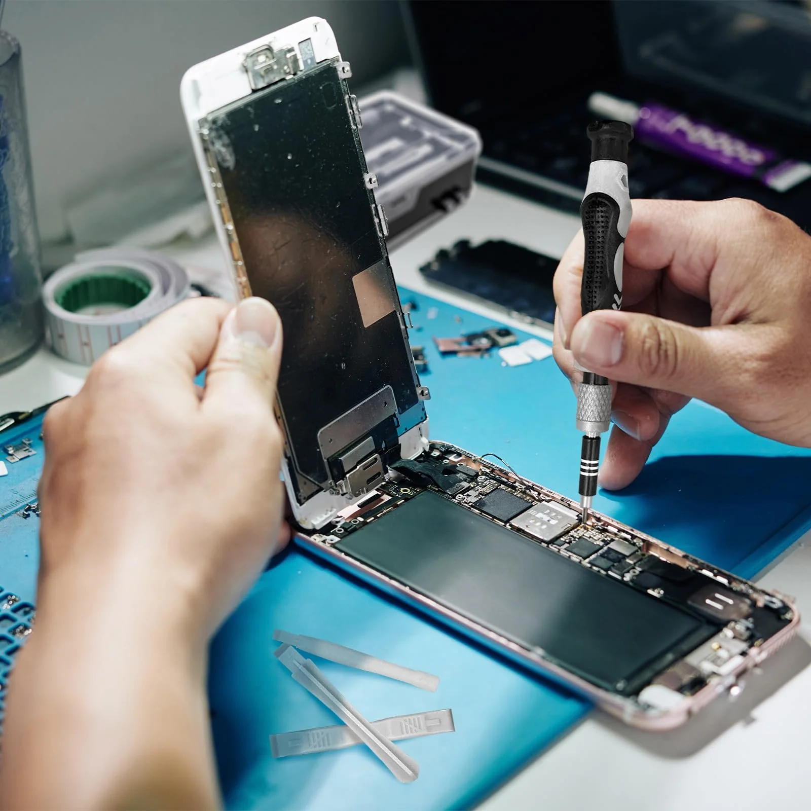 Набір прецизійних інструментів 115-в-1 викрутки з вуглецевої сталі 16 x 10 x 5.1 см 540 г, фото №5