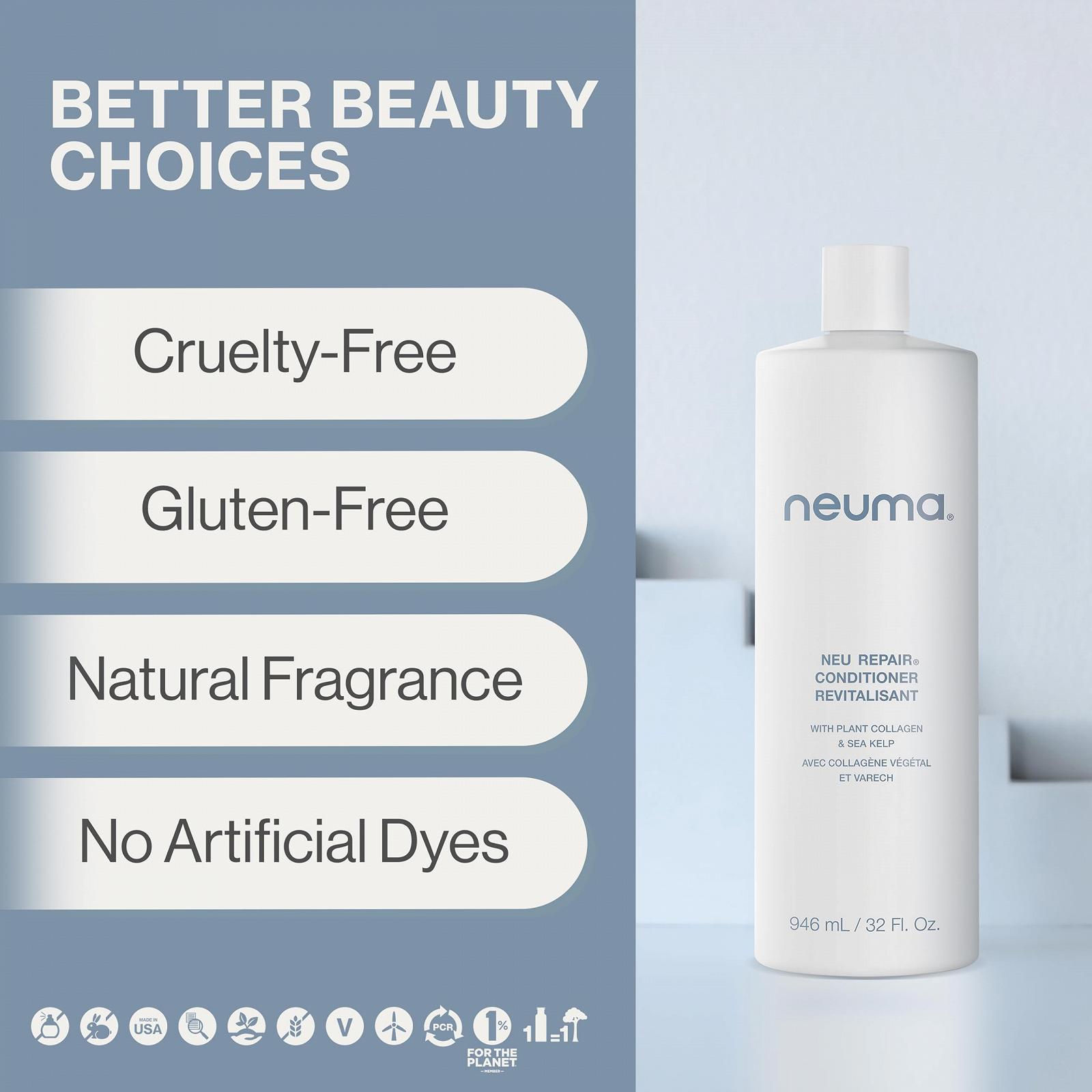 Кондиціонер Neuma Repair 946 мл, фото №4 Кондиціонер Neuma Repair 946 мл, фото №4