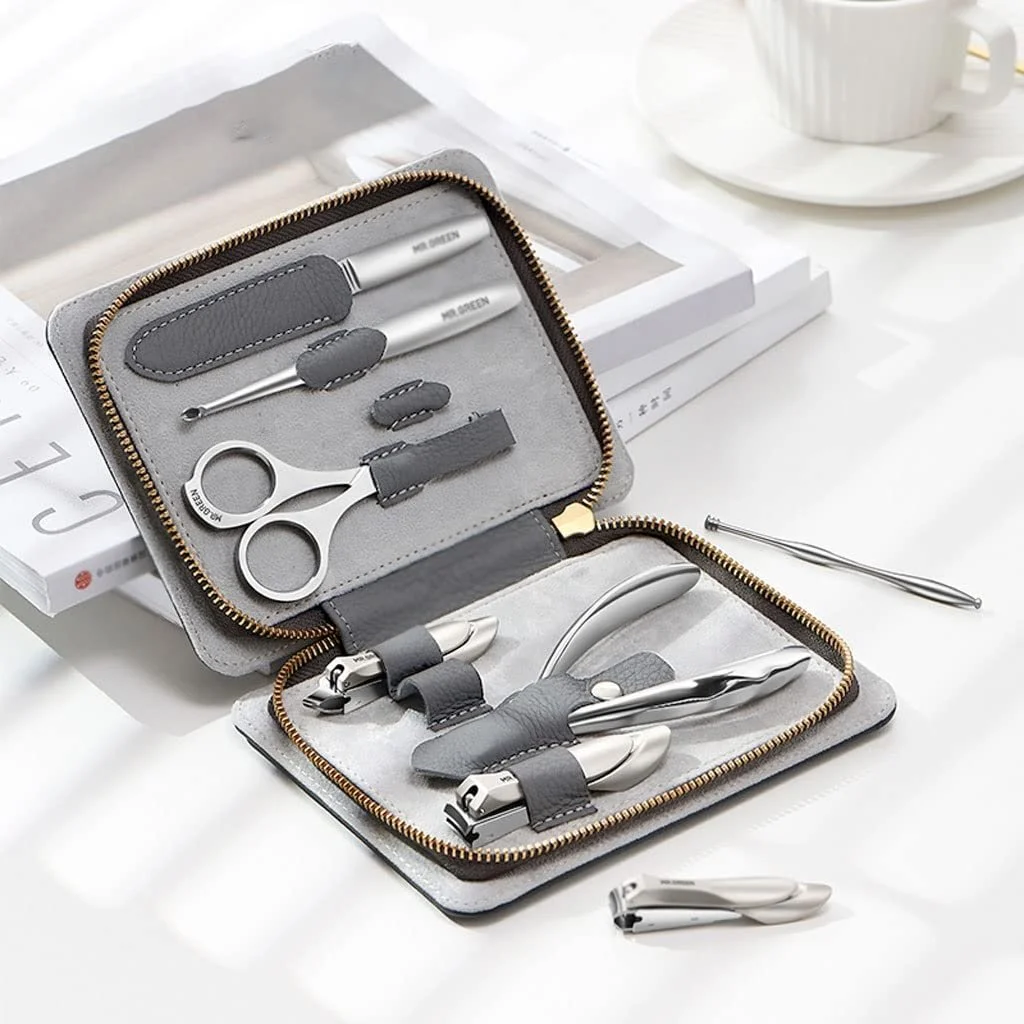 Професійний набір для манікюру та педикюру 8 предметів, нержавіюча сталь, фото №4