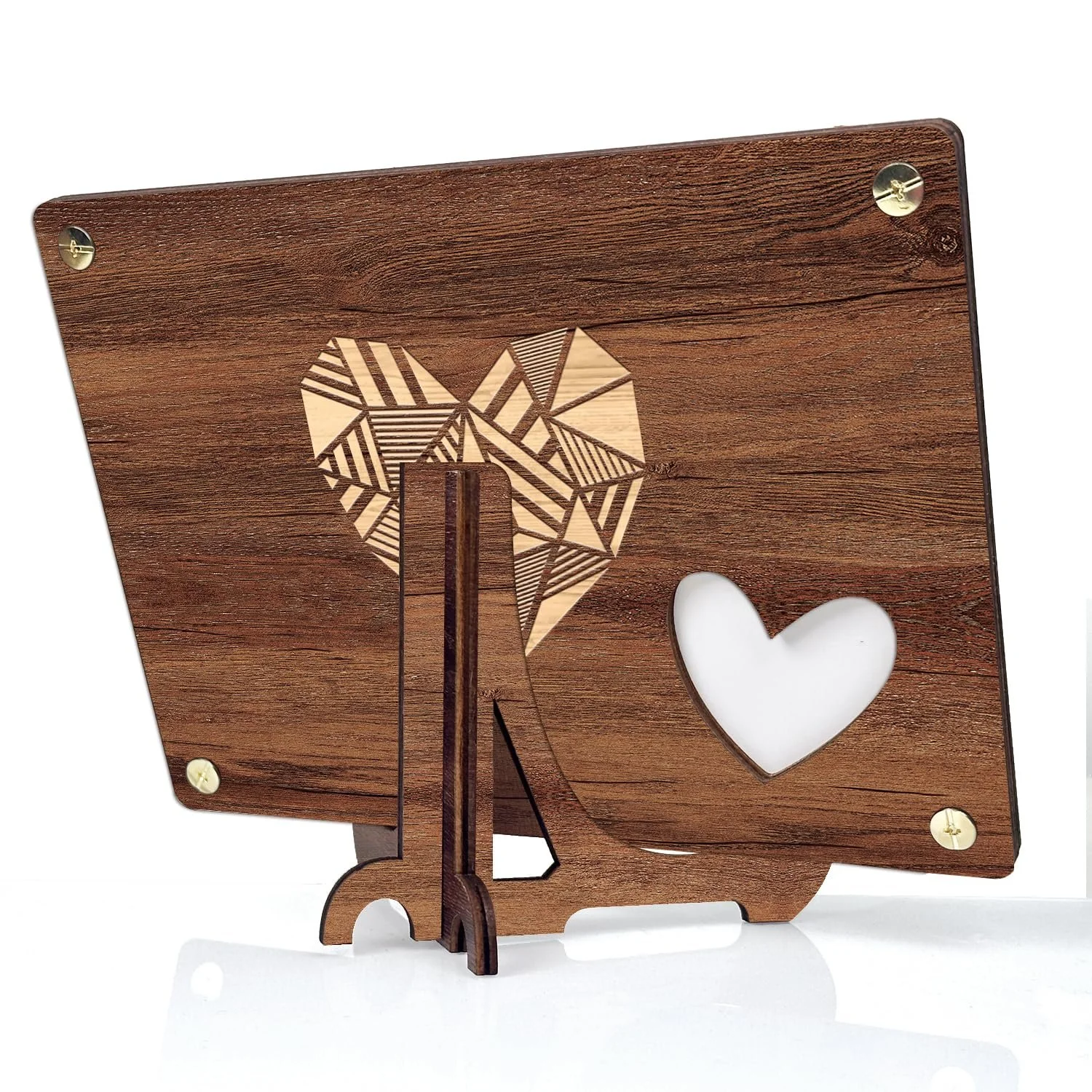 Скринька для грошей QHHENTOO Подорож Дерев'яна з підставкою Карта світу, фото №5