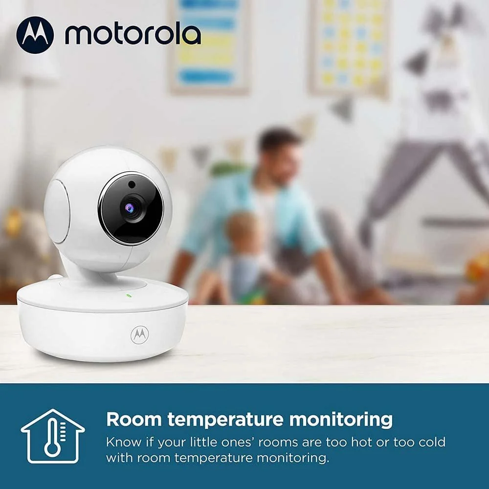Відеоняня Motorola Nursery VM55 Pan Tilt Zoom 5 Inch Colour Display Night Vision 2-Way Audio Temperature Sensor Portable, фото №2 Відеоняня Motorola Nursery VM55 Pan Tilt Zoom 5 Inch Colour Display Night Vision 2-Way Audio Temperature Sensor Portable, фото №2