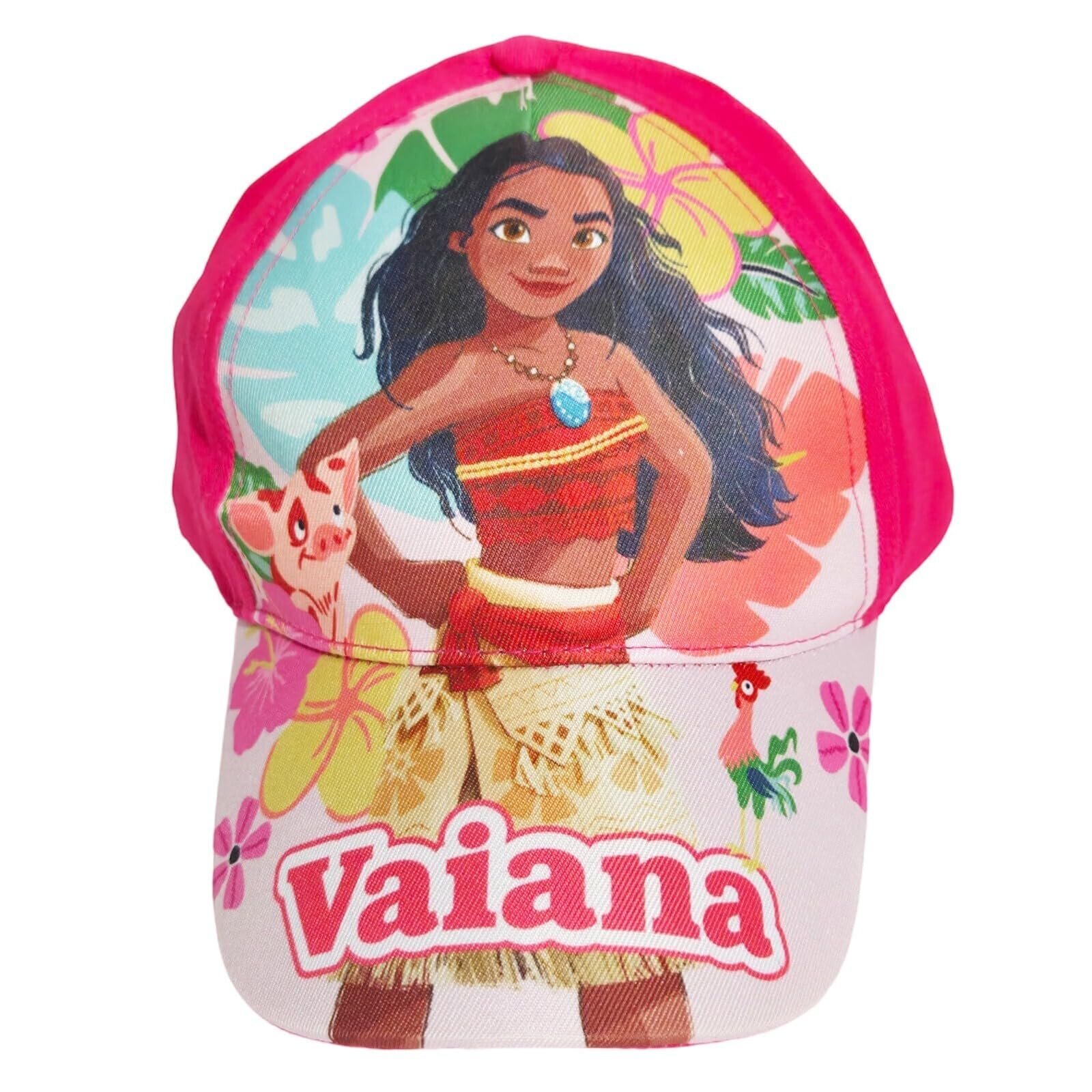 Бейсболка Disney Moana дитяча для дівчаток розмір 52 або 54 на липучці, фото №2