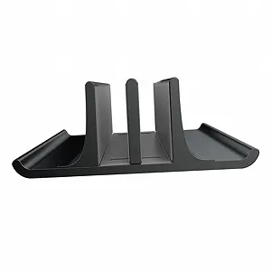 Подставка Тип Алюминий Регулируемая по высоте Охлаждающая подставка для ноутбука с нескользящей силиконовой накладкой для экономии места в офисе - Фото 1