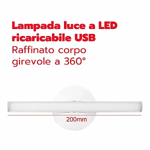 Настільна лампа Poly Pool StiluxPlus PP3112 світлодіодна акумуляторна USB 150 лм магнітна 360° 3 рівні яскравості Біла synthetic.ua - Фото 1