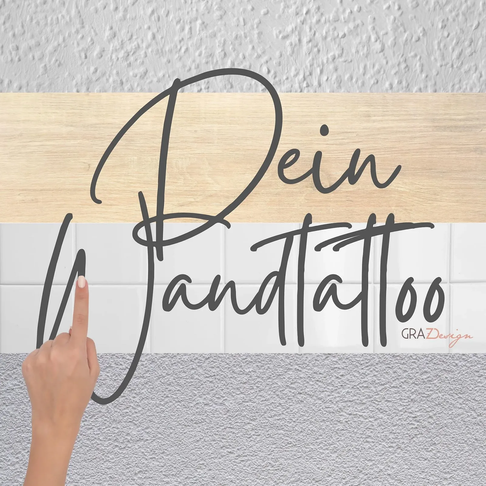 Наклейка на стену GRAZDesign 080 Кофе-бар 95 x 50 см Коричневая, фото №7