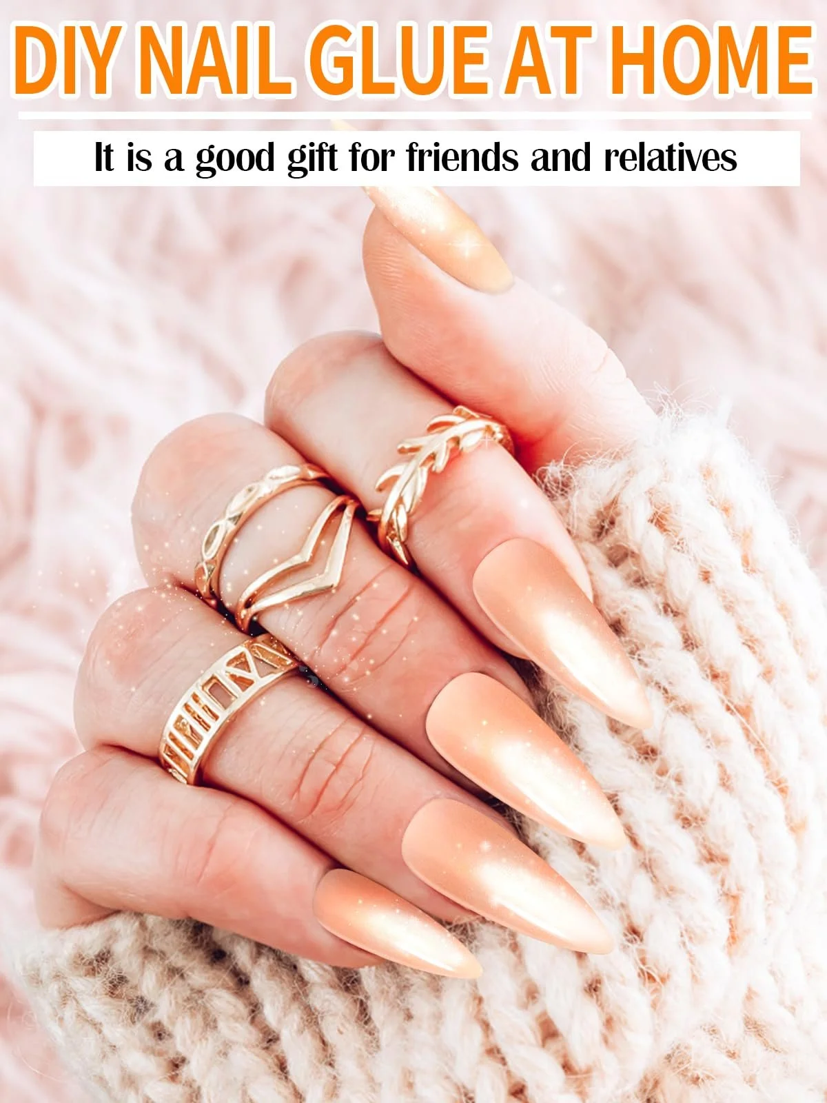 Гель-лак EBANKU Jelly Прозрачный розовый, серебристый шиммер, 10 мл, фото №2