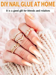 Гель-лак EBANKU Jelly Прозрачный розовый, серебристый шиммер, 10 мл synthetic.ua - Фото 1