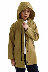 Водонепроницаемая ветрозащитная дождевая куртка с капюшоном SOLOCOTE для девочек, детская - Фото 1