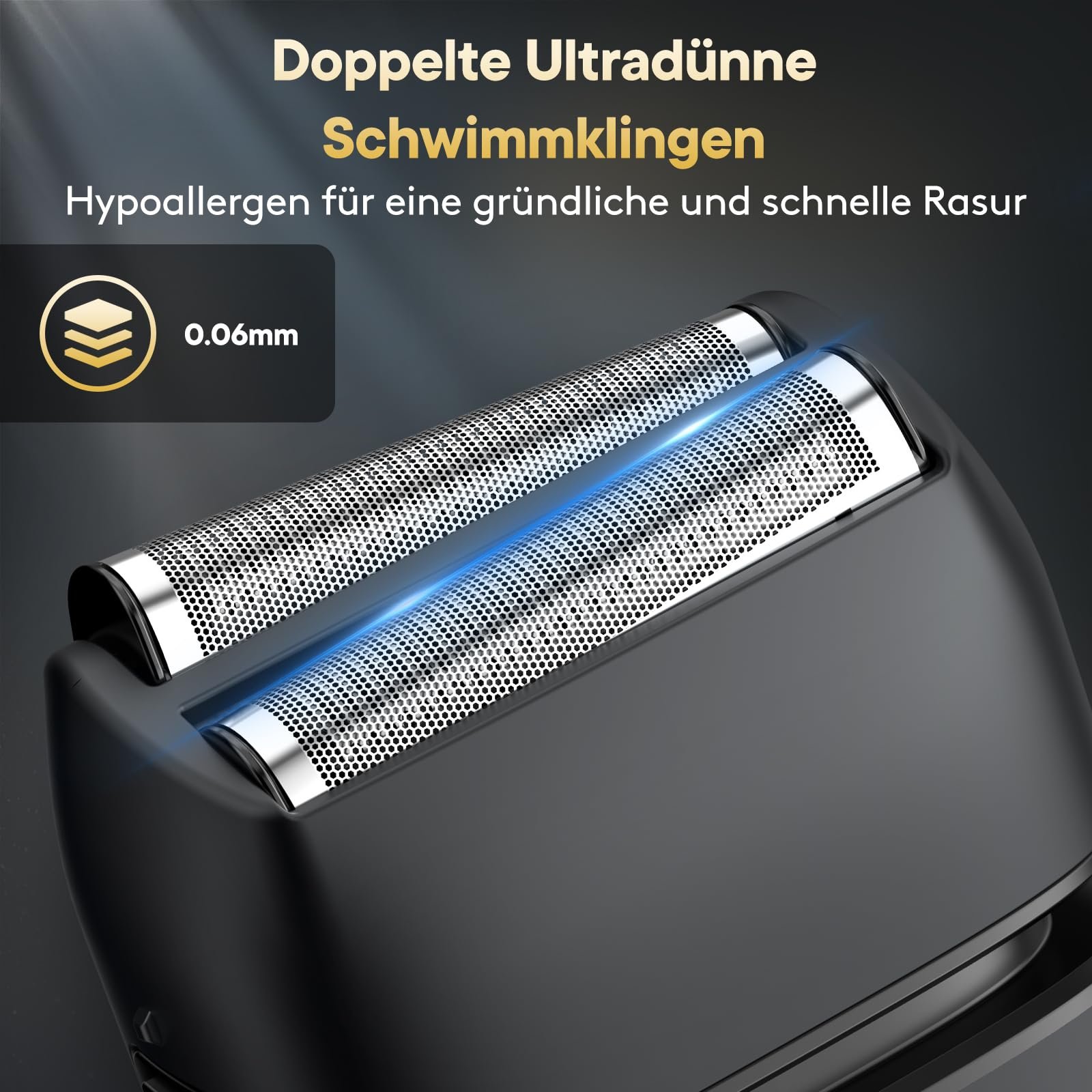 Электробритва Brightup Foil 150 мин USB-C Black, фото №2 Электробритва Brightup Foil 150 мин USB-C Black, фото №2