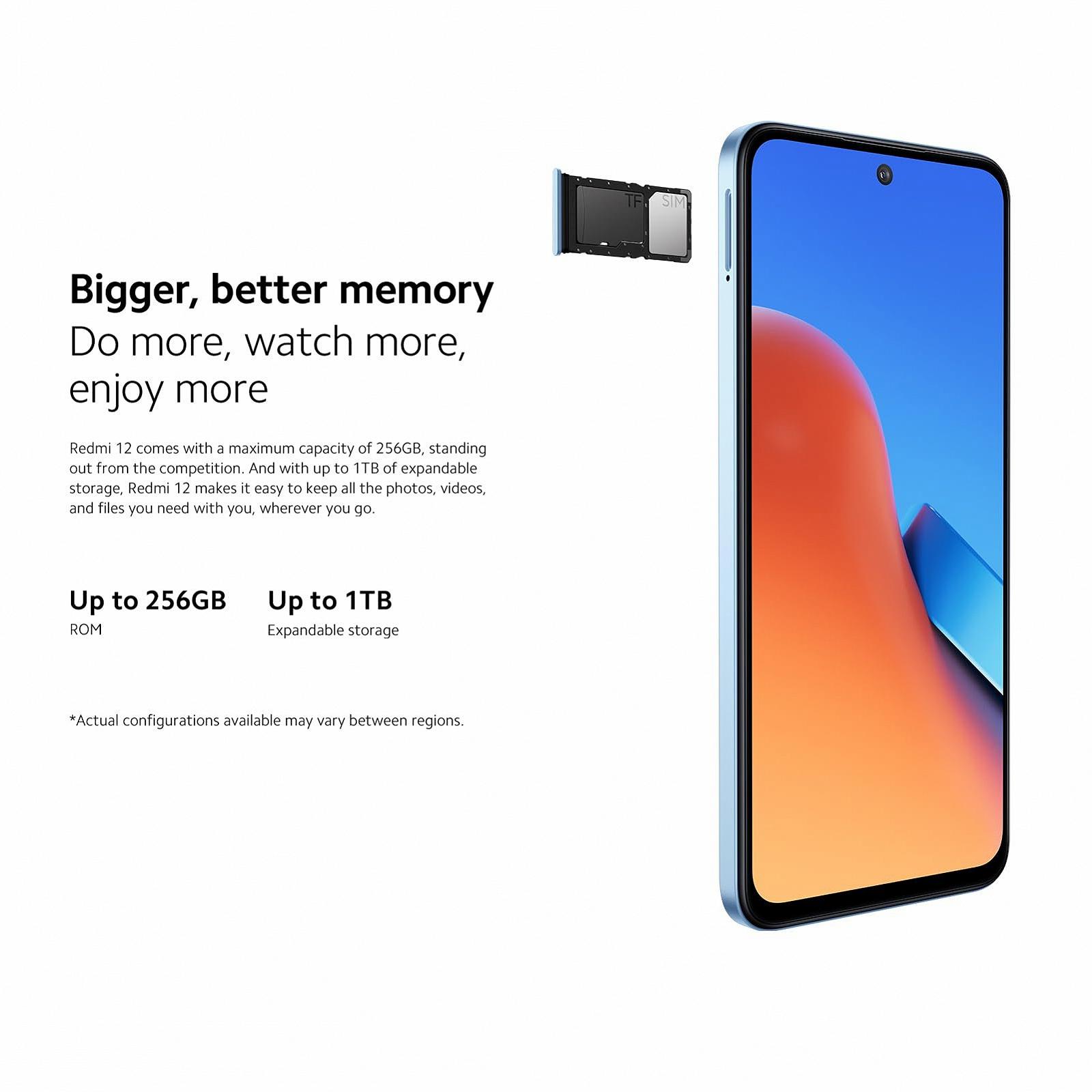 Смартфон XIAOMI Redmi 12 4+128 Blue, фото №6 Смартфон XIAOMI Redmi 12 4+128 Blue, фото №6