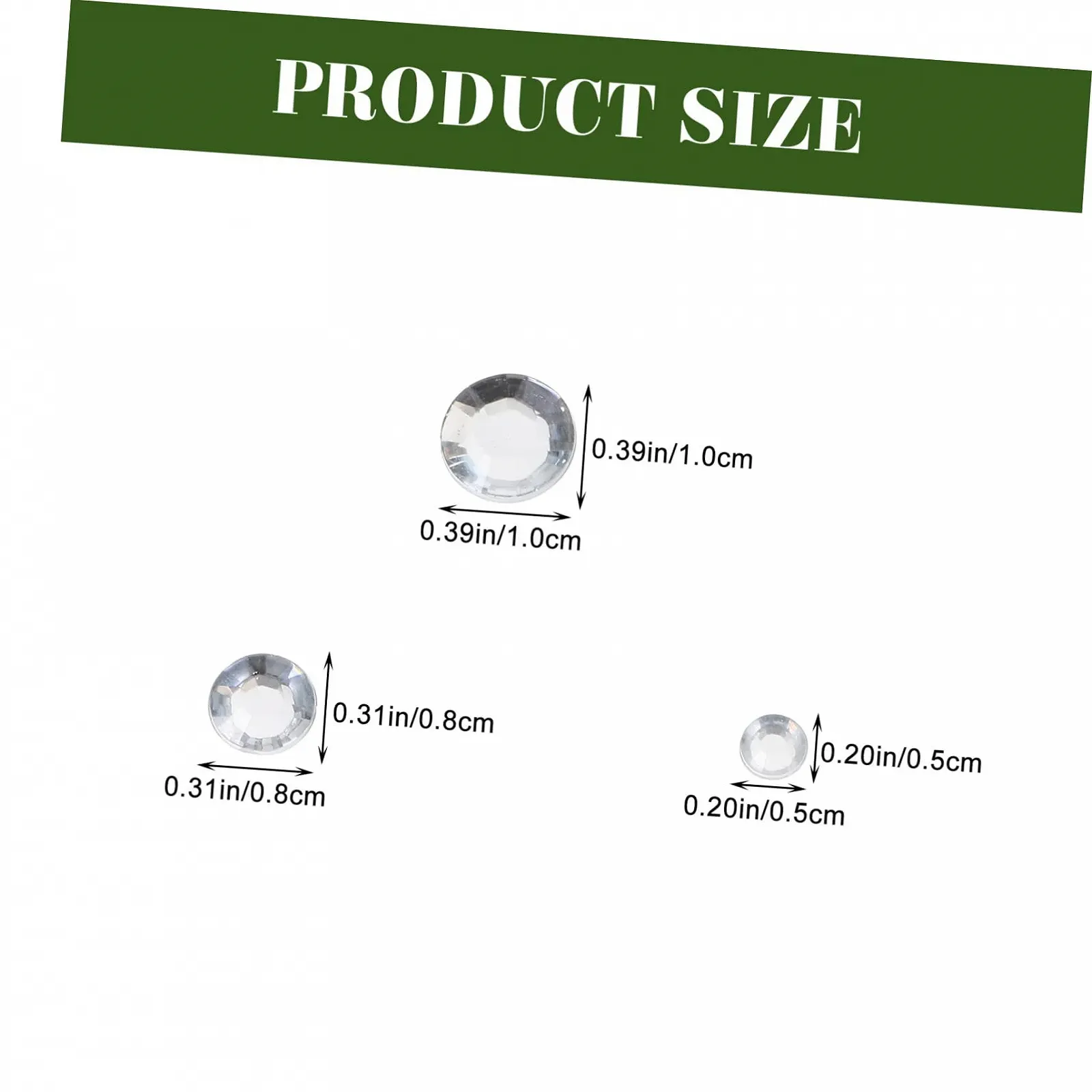 Наклейки Стрази Healvian волосся, нігтів, фото №2