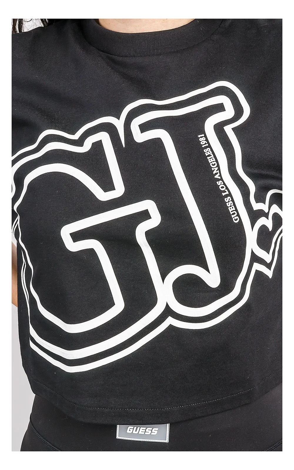 Жіноча футболка GUESS Activewear / Чорна / Розмір S, фото №5 Жіноча футболка GUESS Activewear / Чорна / Розмір S, фото №5