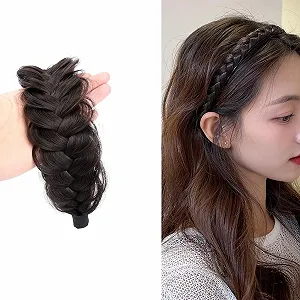 Плетеный обруч для волос synthetic.ua - Фото 1