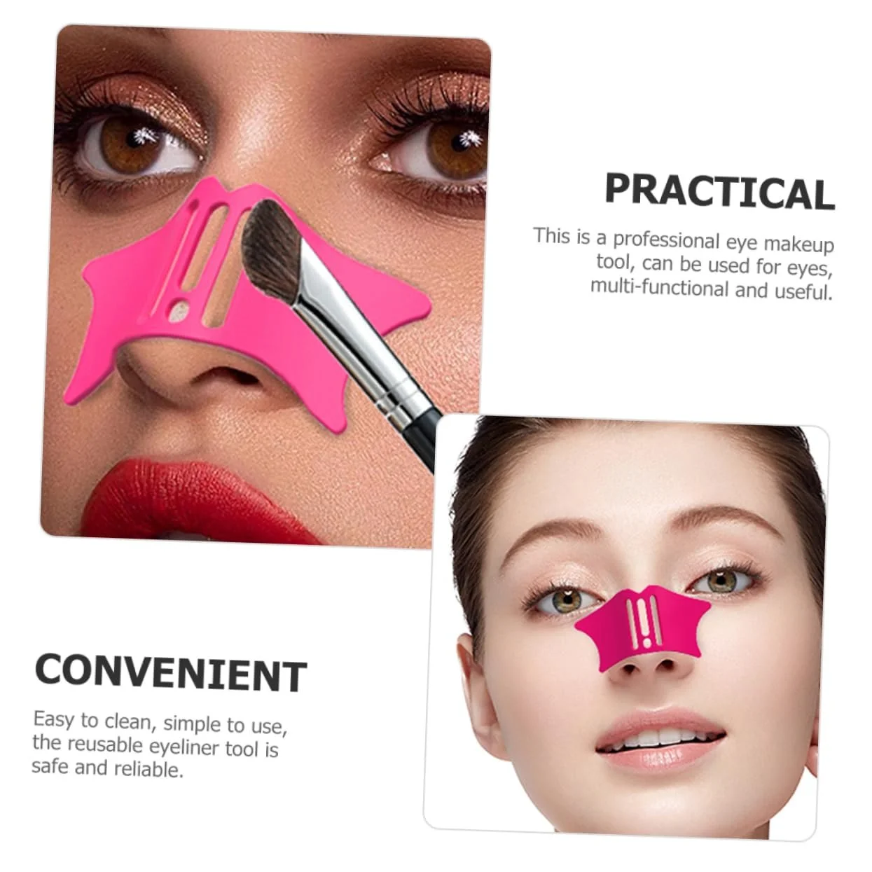 Допоміжний інструмент для підводки Ipetboom Силіконовий для тіней, повік, фото №6