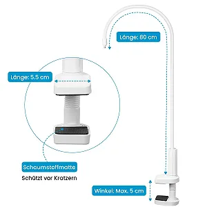 Тримач для відеоняні ieGeek Baby 1T/Baby 5/7 Гнучкий 31 дюйм 1/4 різьба synthetic.ua - Фото 1