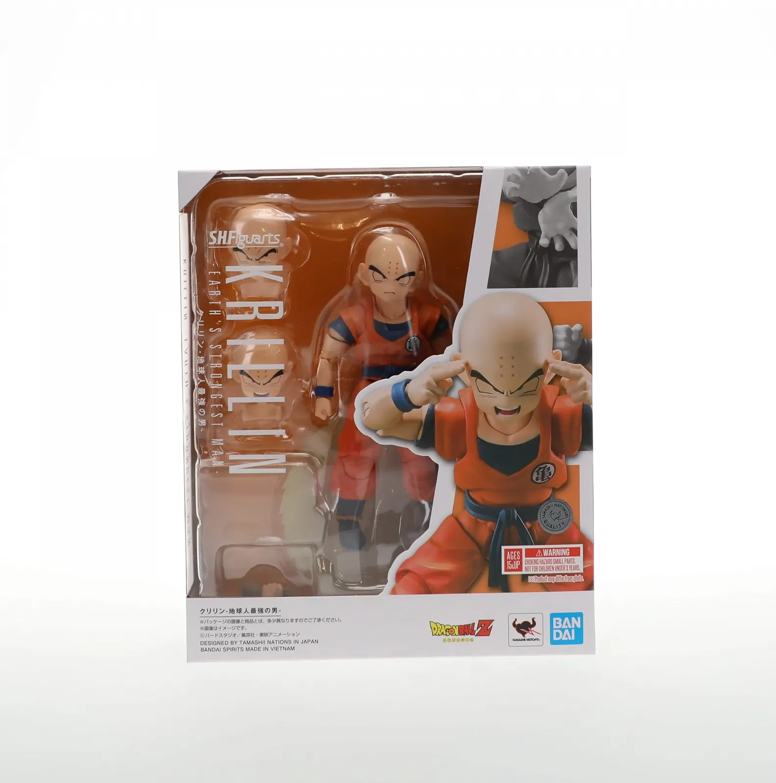 Фигурка Tamashii Nations S.H.Figuarts Dragon Ball Z Krillin Earth's Strongest Man BAS62100 Клюквенный, фото №2 Фигурка Tamashii Nations S.H.Figuarts Dragon Ball Z Krillin Earth's Strongest Man BAS62100 Клюквенный, фото №2