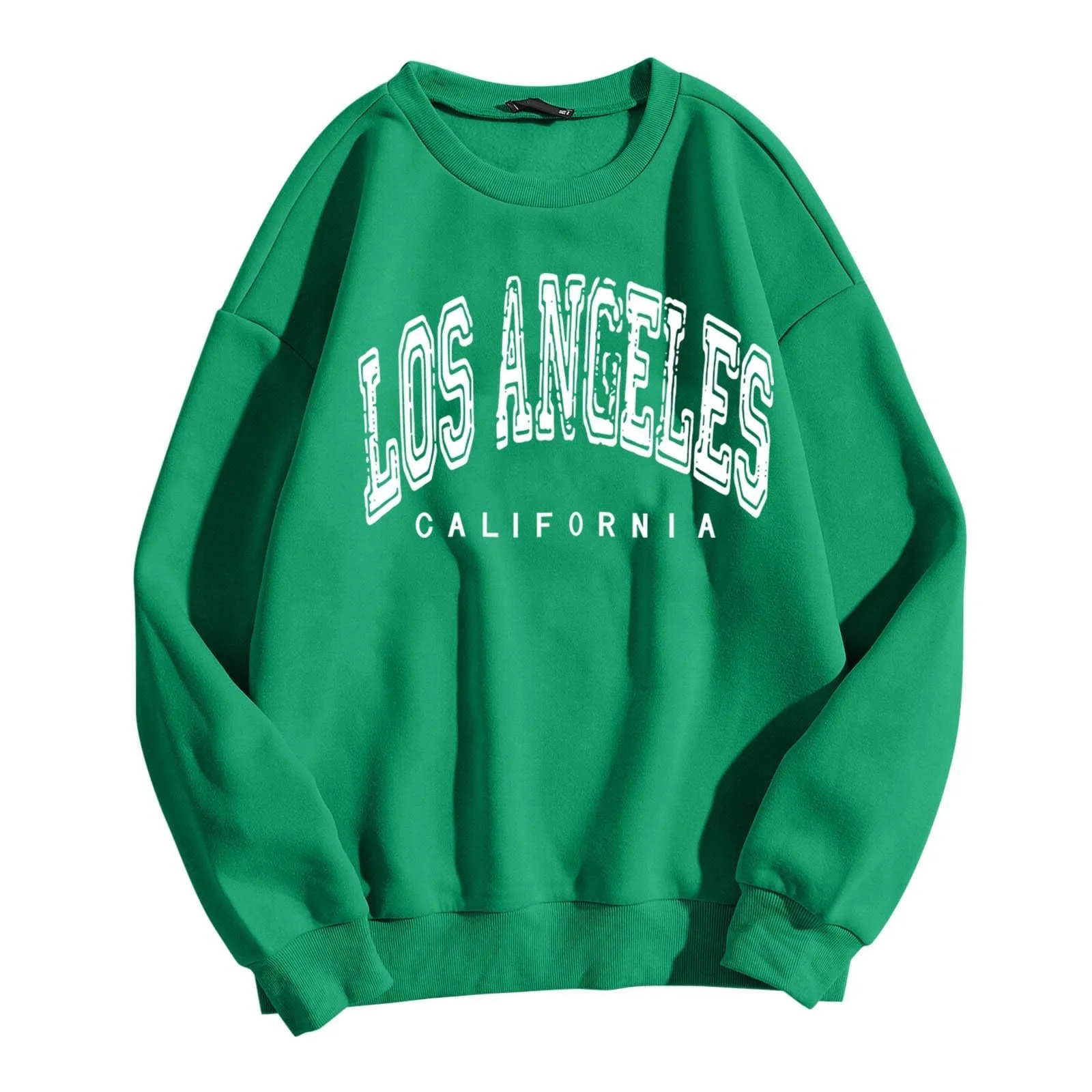Женский свитшот Los Angeles California Vintage Style Los Angeles California с буквенным принтом, графический, повседневный, с длинными рукавами, спортивный, фото №1