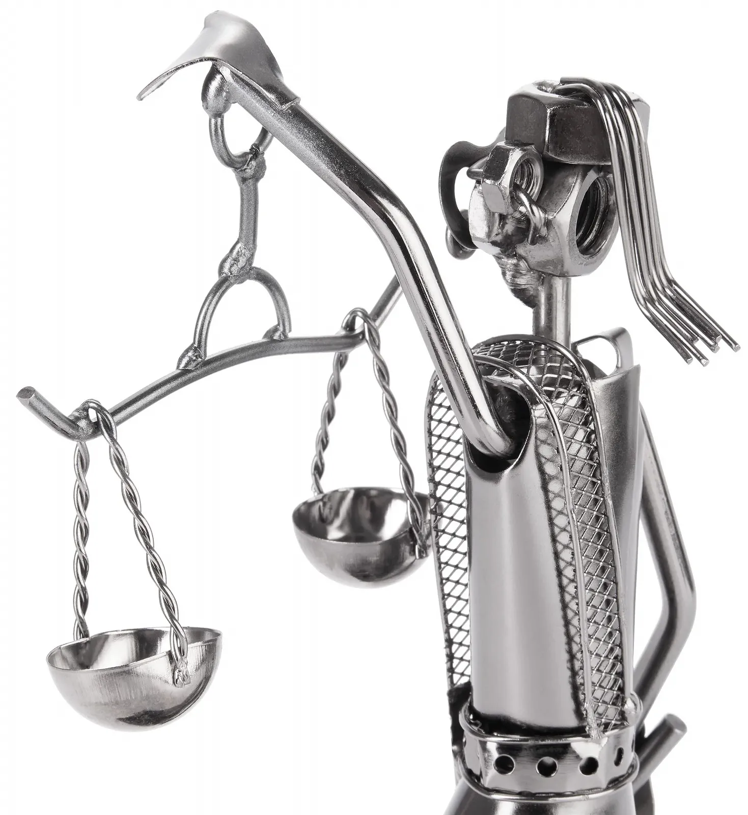 Металлическая фигурка BRUBAKER Screw Man Justitia со змеей и весами, фото №7