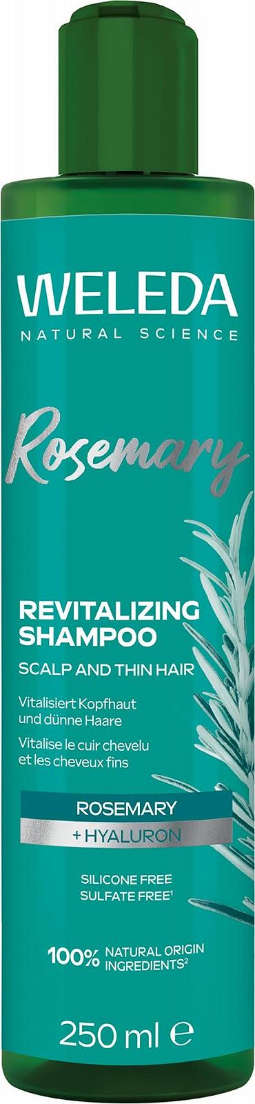 Шампунь WELEDA Organic Rosemary Revitalising з органічним розмарином, гіалуроновою кислотою та олією розмарину для об'єму та здорової шкіри голови, фото №1 Шампунь WELEDA Organic Rosemary Revitalising з органічним розмарином, гіалуроновою кислотою та олією розмарину для об'єму та здорової шкіри голови, фото №1