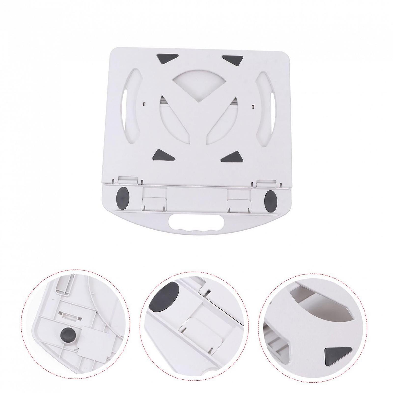 Підставка для ноутбука Обертова Піднята Міцна Матеріал з вбудованим тримачем для смартфона, фото №2