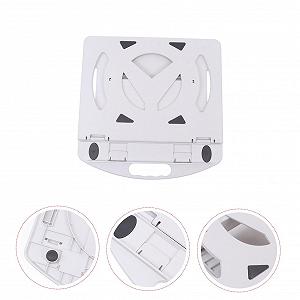 Підставка для ноутбука Обертова Піднята Міцна Матеріал з вбудованим тримачем для смартфона synthetic.ua - Фото 1