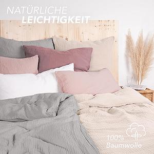 Комплект постільної білизни муслін Pure Label 135 x 200 см, 4 предмети: підковдра 135 x 200 см, 2 наволочки 80 x 80 см, бежевий ціна на synthetic.ua - Фото 1 Комплект постільної білизни муслін Pure Label 135 x 200 см, 4 предмети: підковдра 135 x 200 см, 2 наволочки 80 x 80 см, бежевий synthetic.ua - Фото 1