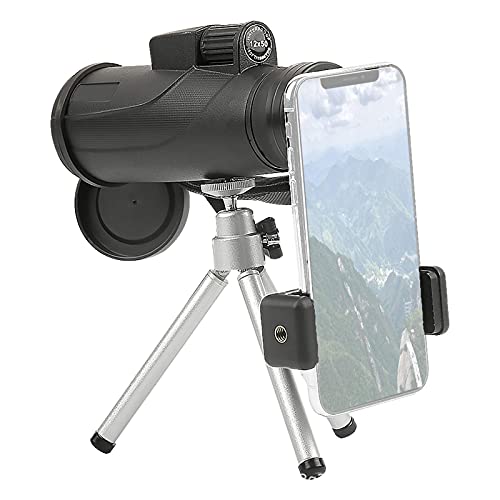 Монокуляр DERBUT 12x50 Hochleistungs-BAK4 Prisma-FMC-Об'єктив з адаптером для смартфона та штативом водонепроникний, фото №1