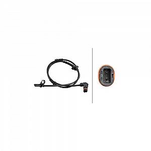 Датчик частоти обертання колеса HELLA 6PU 230 048-221 для MERCEDES-BENZ, передня вісь - Фото 1