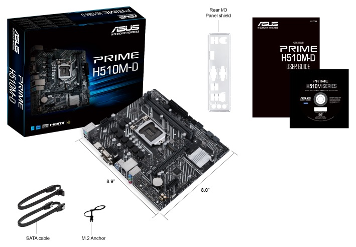 Материнская плата Asus Prime H510M-D s-1200 mATX 4xDDR3, фото №6