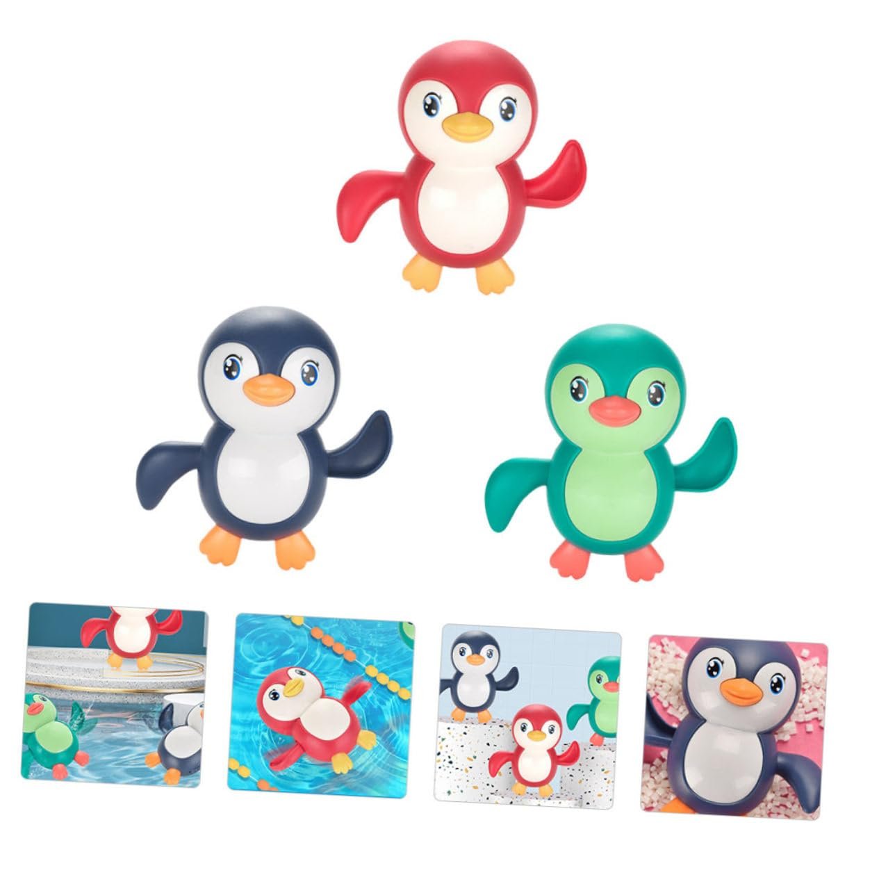 Игрушка для ванной Penguin, 3 шт., фото №7