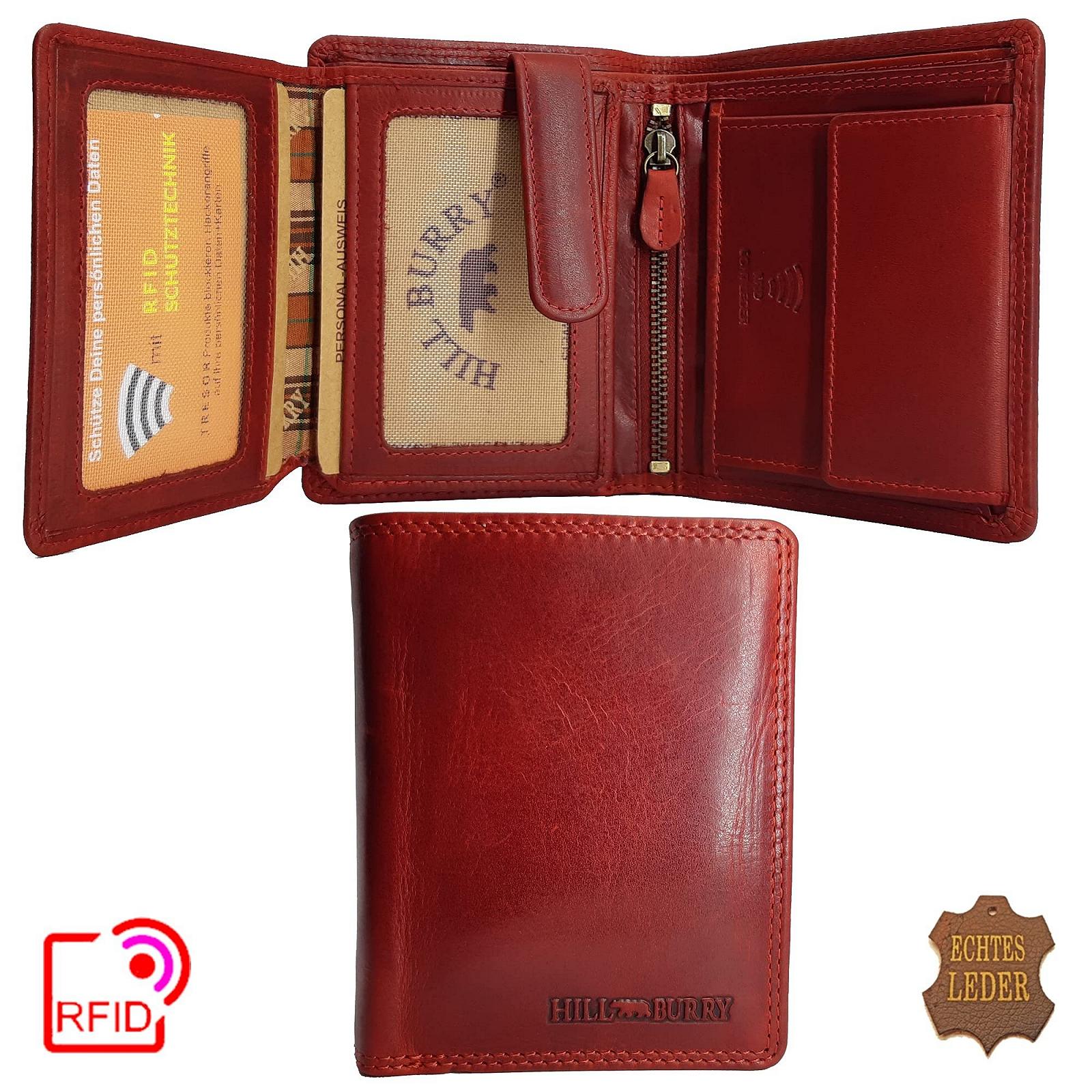 Гаманець Hill Burry Collection Portrait Format Classic Red, червоний, фото №8